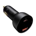 Miniatyrbillede 4 af 6: Hurtig, kraftfuld USB/USB-C biloplader PPS QC PD 100W, sort