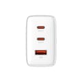 Miniatyrbillede 3 af 6: GaN Cube Pro 65W 2x USB-C USB-A netværksoplader, hvid