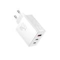 Miniatyrbillede 5 af 6: GaN Cube Pro 65W 2x USB-C USB-A netværksoplader, hvid