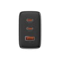 Miniatyrbillede 3 af 6: GaN Cube Pro 65W 2x USB-C USB-A vægoplader, sort