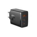 Miniatyrbillede 4 af 6: GaN Cube Pro 65W 2x USB-C USB-A vægoplader, sort