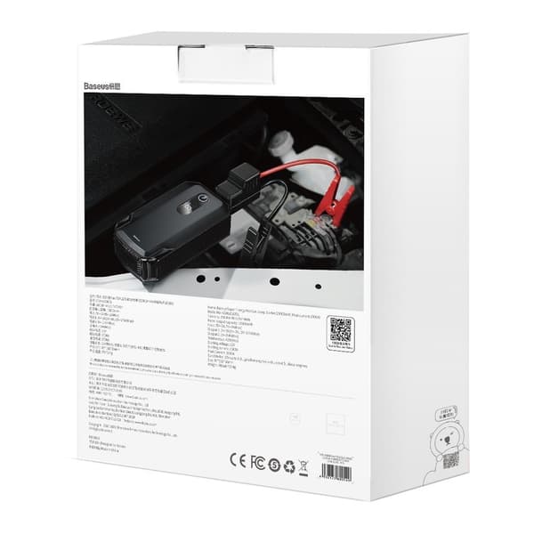 3i1 Booster Starter 12V 100A + PowerBank 13000mAh + LED lommelygte