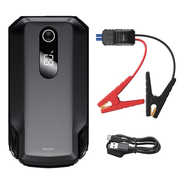 3i1 Booster Starter 12V 100A + PowerBank 13000mAh + LED lommelygte