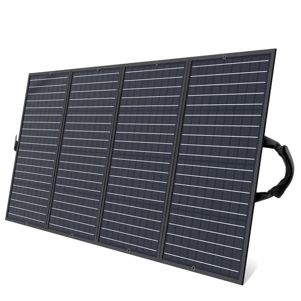 Solar turist foldbar solcellelader 160W, sort