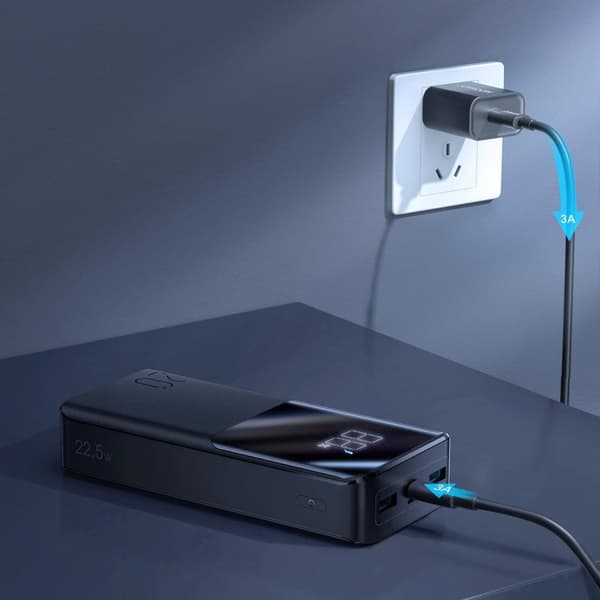 Powerbank 20000mAh 22.5W PD QC3.0 AFC musta