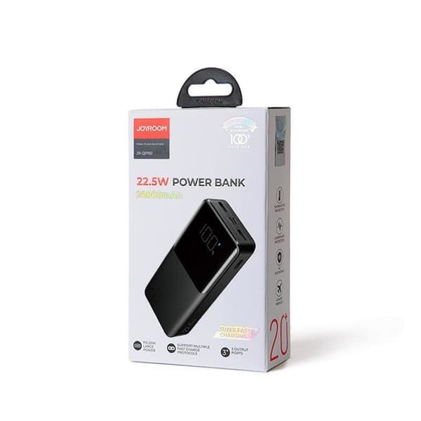 Powerbank 20000mAh 22.5W PD QC3.0 AFC musta