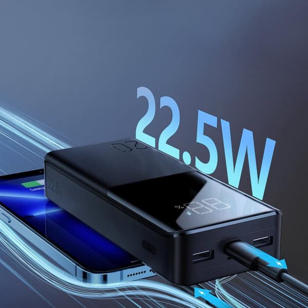 Powerbank 20000mAh 22.5W PD QC3.0 AFC musta