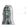 Miniatyrbillede 2 af 6: USB-C USB 24W Power Delivery Quick Charge billader, grå