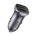 Miniatyrbillede 1 af 6: USB-C USB 24W Power Delivery Quick Charge billader, grå