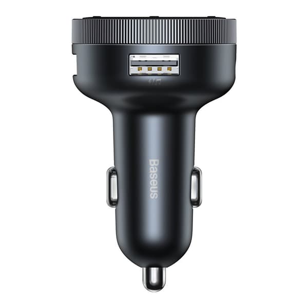 FM-sender, MP3-afspiller, LED-biloplader, 2x USB, Bluetooth, sort