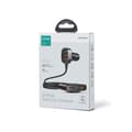Miniatyrbillede 5 af 6: Hurtig biloplader til 5x USB-A med 45W forlængerkabel, sort