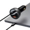Pikkukuva 4 / 6: USB-C PD3.1 autolaturi 140W + USB-C kaapeli 1m musta