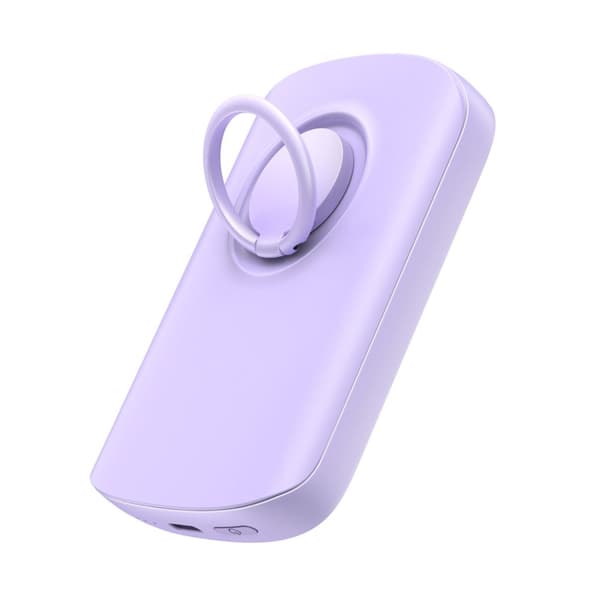 6000 mAh langaton virtapankki 20 W MagSafe induktiivisella laturilla, violetti