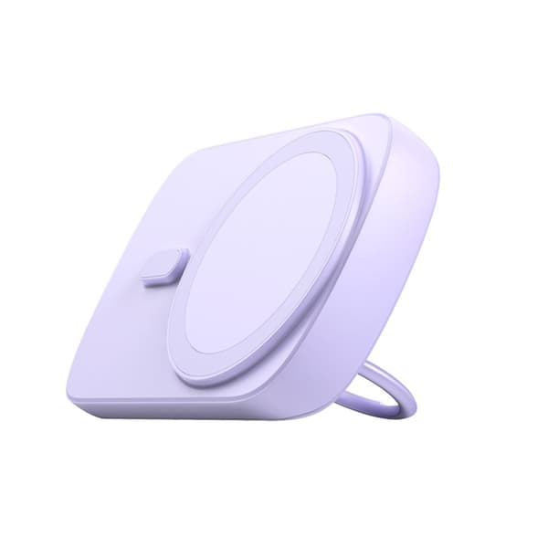 6000 mAh langaton virtapankki 20 W MagSafe induktiivisella laturilla, violetti