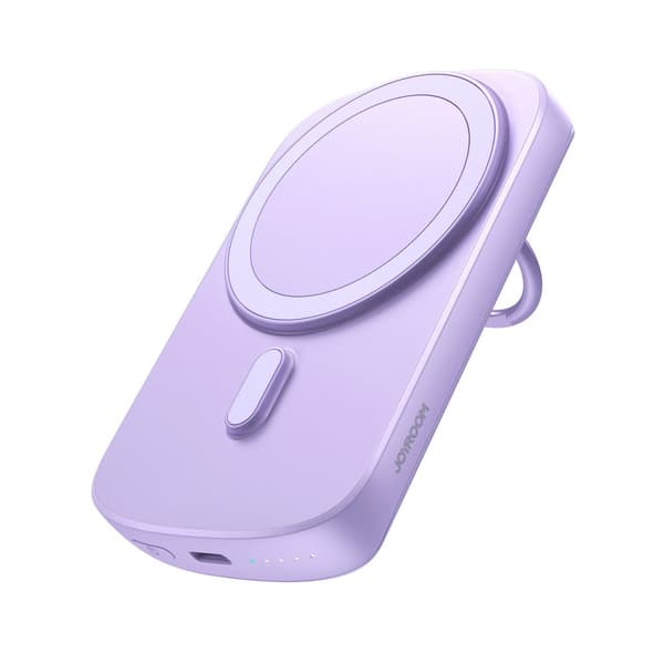 6000 mAh langaton virtapankki 20 W MagSafe induktiivisella laturilla, violetti