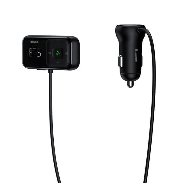 Trådlös Bluetooth FM-sändare med laddare S-16 Overseas edition svart