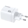 Miniatyrbilde 2 av 2: GaN 65W vegglader med 2 USB-C og 1 USB-A