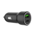 Miniatyrbild 1 av 2: Billaddare med 20W PD USB-C och 18W QC3.0 USB