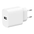 Miniatyrbilde 1 av 2: Vegglader med USB 5V 2,4A - Hvit