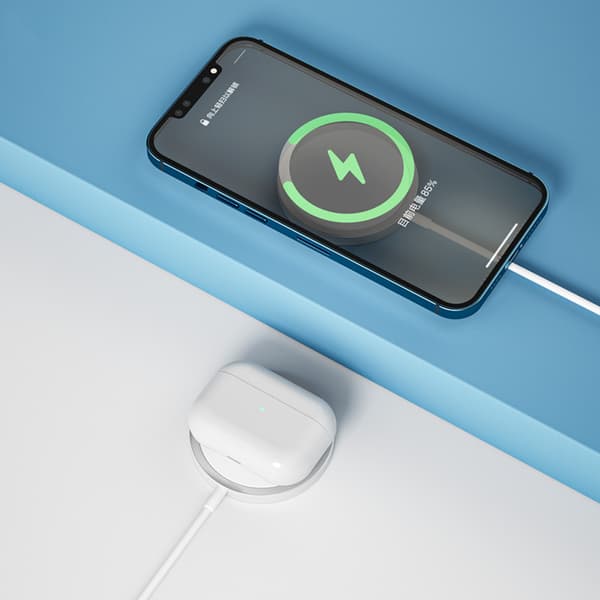 Magnetisk laddplatta med 15W trådlös laddning