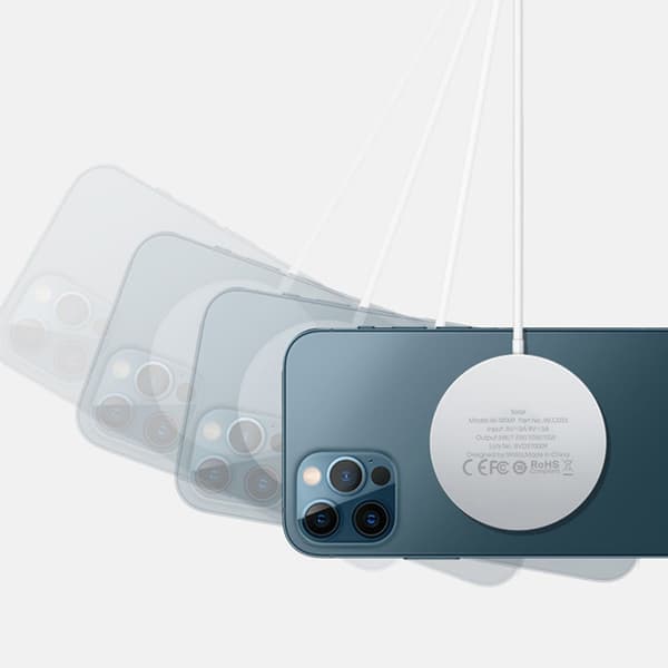 Magnetisk opladningsplade med 15W trådløs opladning