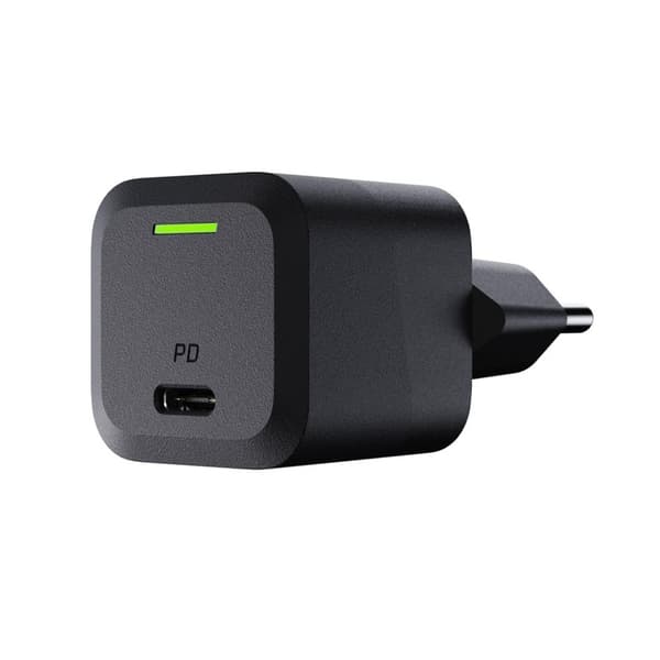 USB-oplader Green Cell PowerGaN 33 W PD 3.0 QC 3.0 1x USB-C sort Sort