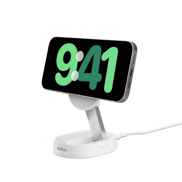 Belkin BoostCharge Pro Smartphone Hvid AC Trådløs opladning Hurtig opladning Indendørs