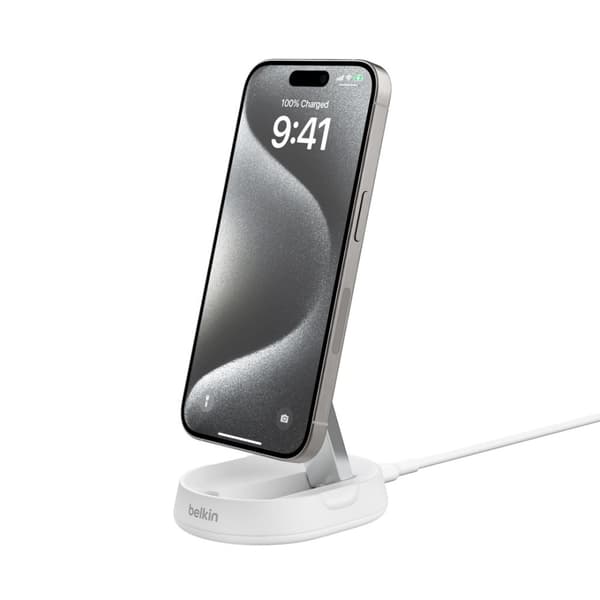 Belkin BoostCharge Pro Smartphone Hvid AC Trådløs opladning Hurtig opladning Indendørs Hvid