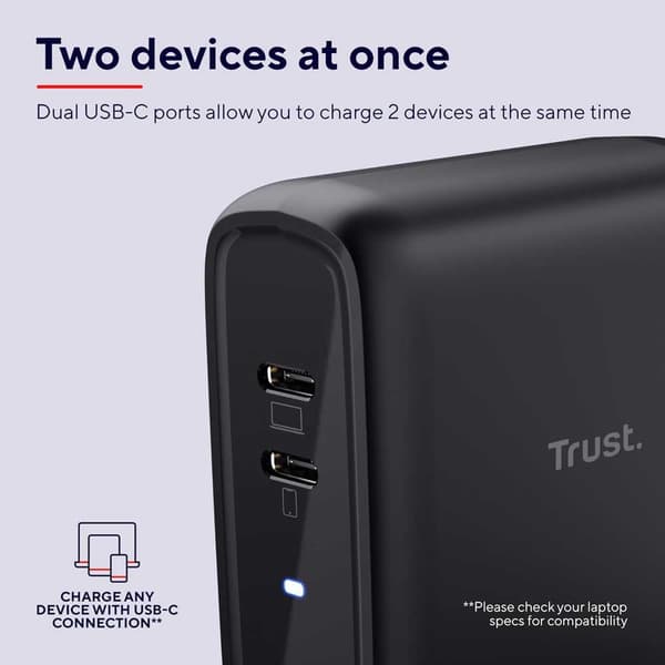 Trust 25380 Usb-c Vægoplader