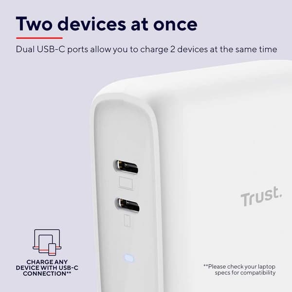 Trust 25381 Usb-c Vægoplader