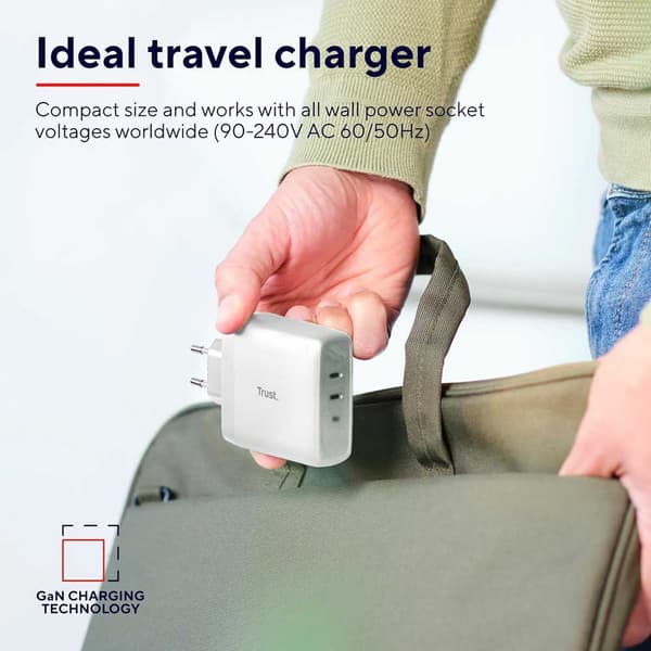 Trust 25381 Usb-c Vægoplader