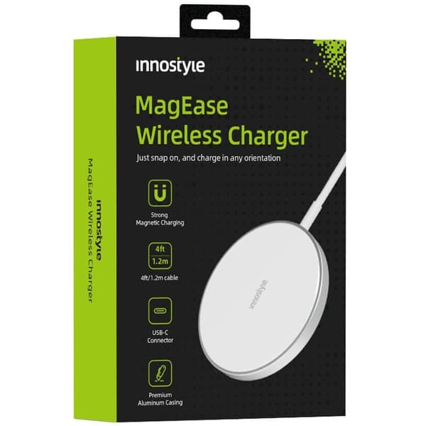 Innostyle Magease induktiv trådløs lader for MagSafe iPhone 15W