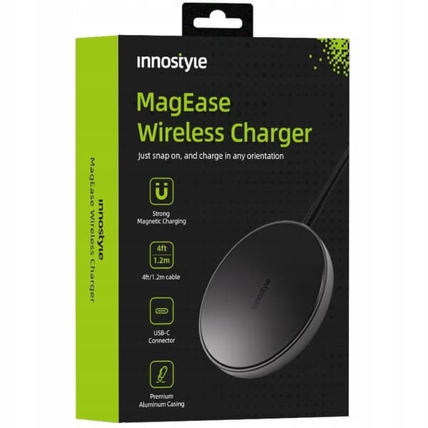 Innostyle Magease induktiv trådløs lader for MagSafe iPhone 15W