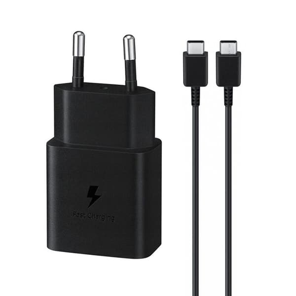Laddare - SAMSUNG - 25W - Ultra Snabb - USB-C - Svart