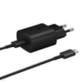 Miniatyrbild 4 av 6: Laddare - SAMSUNG - 25W - Ultra Snabb - USB-C - Svart