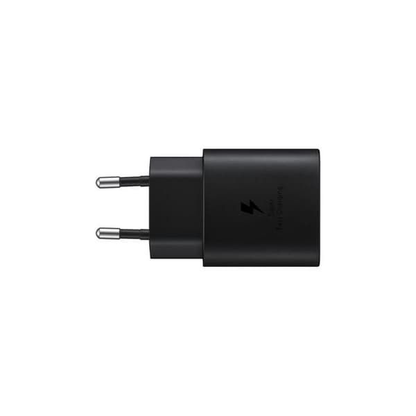 Laddare - SAMSUNG - 25W - Ultra Snabb - USB-C - Svart Svart