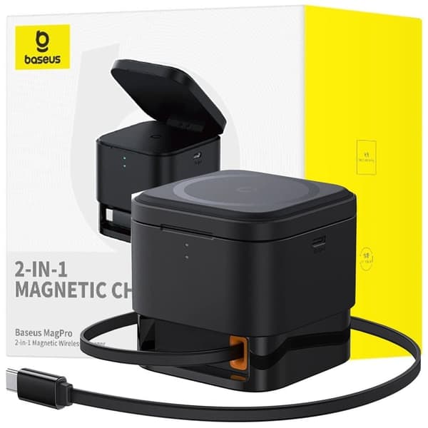 Baseus BS-W531 MagSafe / Qi USB-C 20W trådløs lader - svart