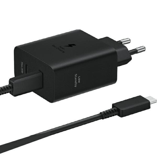 Samsung Power Adapter Duo EP-T5020XBEGEU nettverkslader 2x USB-C 50W - svart