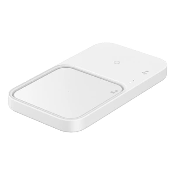 Samsung trådløs lader Duo EP-P5400BWEGEU induktiv lader 15W - hvit