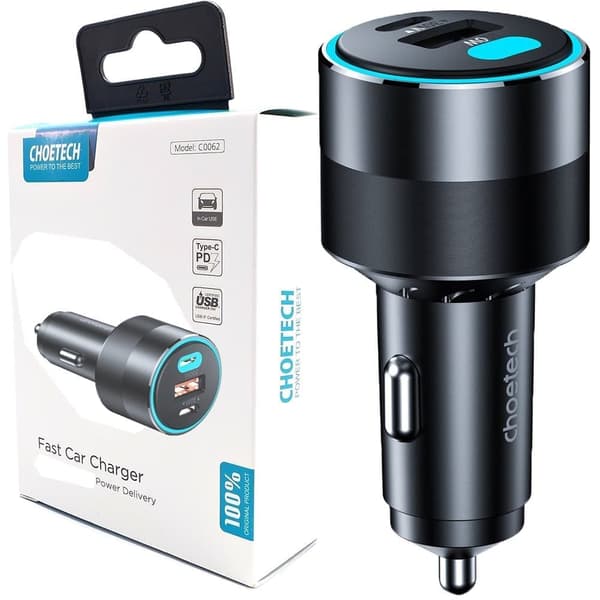 Choetech hurtiglader 130W 2xUSB-C + USB-A svart (TC0011)