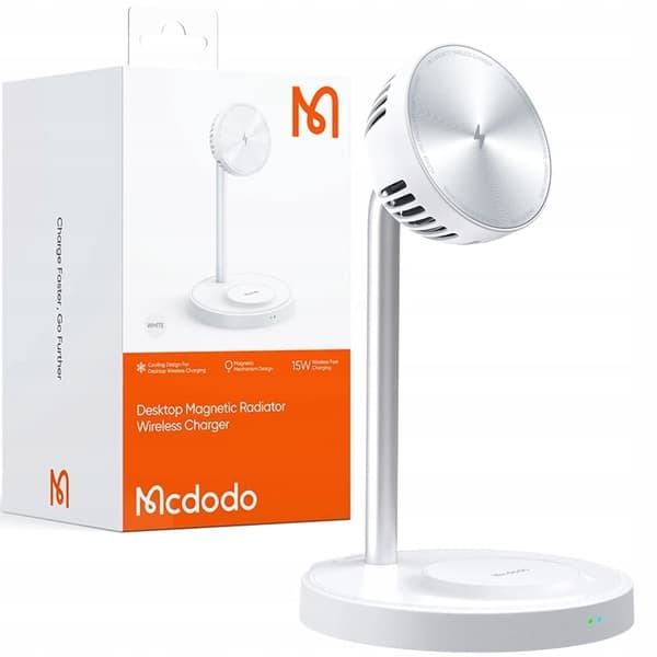 Telakointiasema, 2in1, Magnetisk, iPhonelle, Airpods, vit Mcdodo