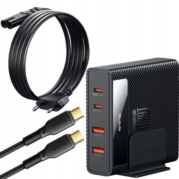 Laddstation, GaN, 4 porttia, 100W, Mcdodo