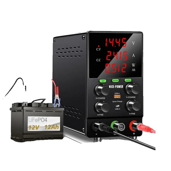 Justerbar Lab Strømforsyning, 30V/10A, 60V/5A, Høj Præcision, Hurtige Opladningsporte,30V5A OCP, 220V EU STIK 60V5A OCP