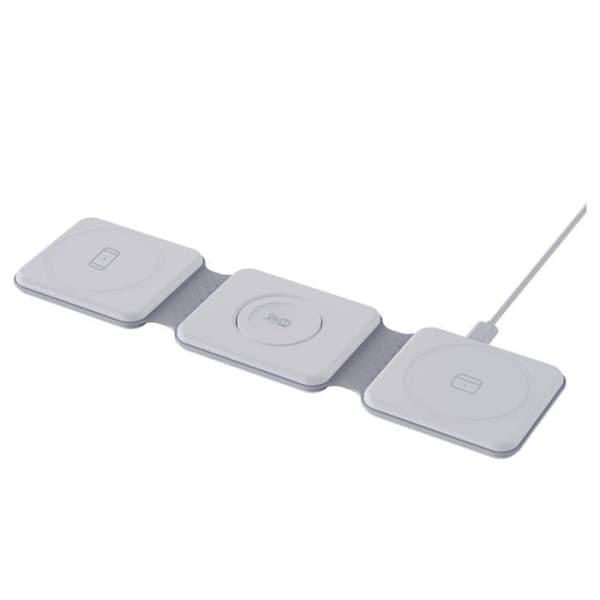 Laddstation - JAYM - Fällbar 3 i 1 - Kompatibel med MagSafe - Induktiv laddning - 120 g