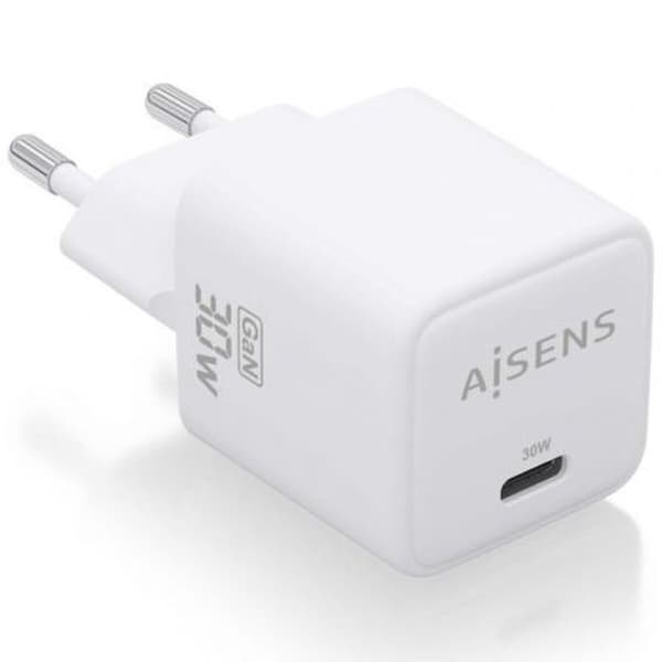Väggladdare Aisens ASCH-30W1P035-W Vit 30 W (1 antal) Vit