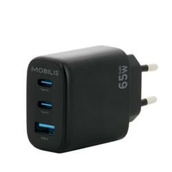 Vægoplader Mobilis 001364 Sort 65 W Sort