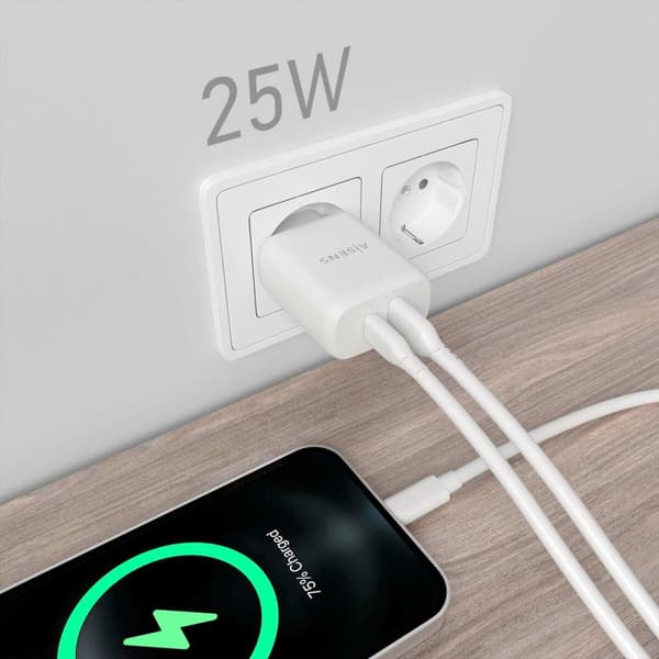 Vegglader Aisens A110-0758 Hvit 25 W (1 enheter)