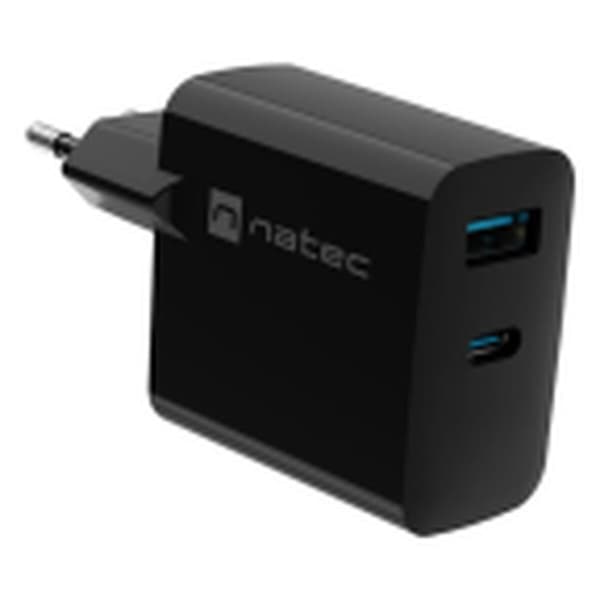 Väggladdare Natec Svart 45 W (1 antal) Svart