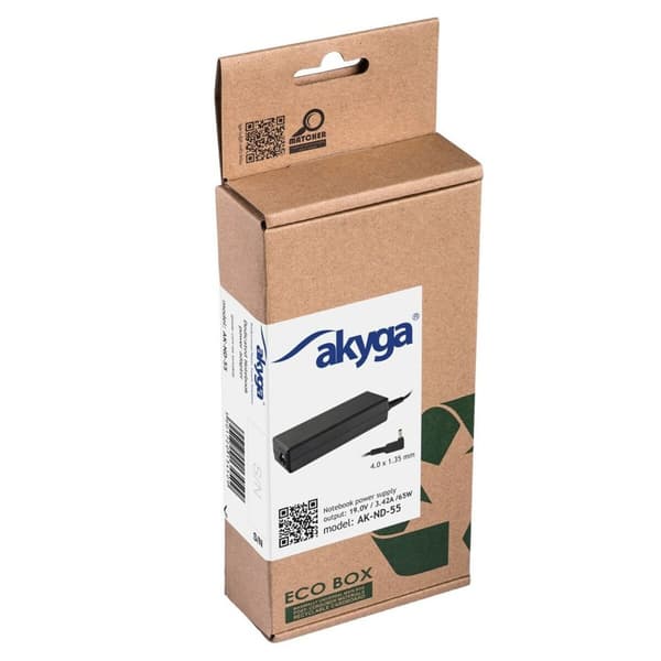 Kannettavan laturi Akyga AK-ND-55 65 W musta
