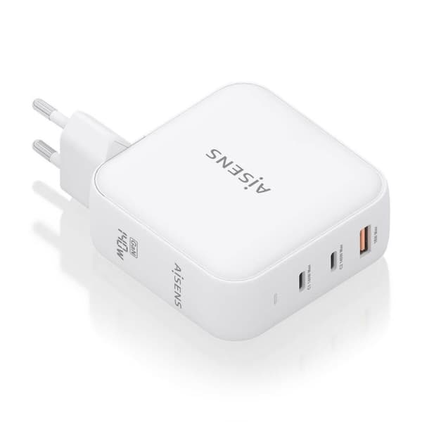 Seinälaturi Aisens ASCH-140W3P030-W Valkoinen 140 W (1 osaa) Valkoinen